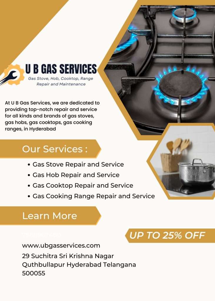 Gas Stove, Gas Hob, Gas Cooktop, Gas Cooking Range Repair and Service in Hyderabad